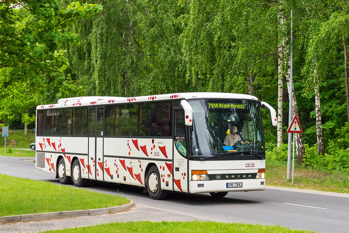 Латвия, Setra S317UL-GT № 7007