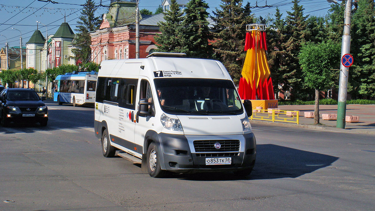 Пензенская область, Нижегородец-FST613 (FIAT Ducato) № О 853 ТК 58