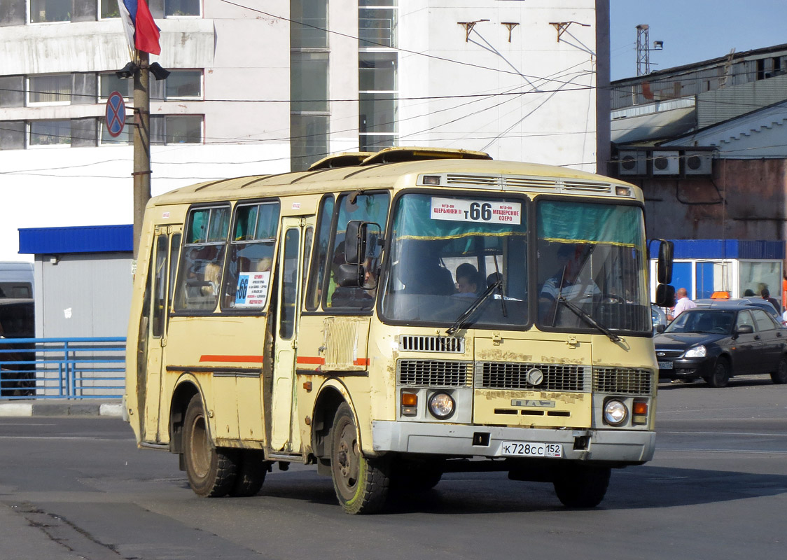 Нижегородская область, ПАЗ-32054 № К 728 СС 152