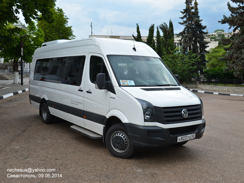 Республика Крым, Луидор-223700 (Volkswagen Crafter) № Н 823 ТО 40 — Фото —  Автобусный транспорт