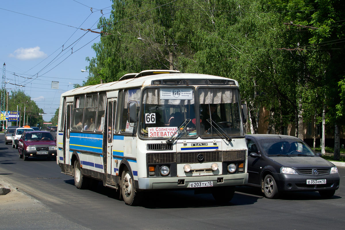 Мордовия, ПАЗ-4234 № Е 203 ТХ 13