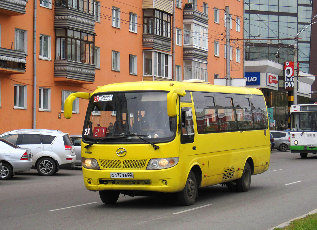 Алтайский край, Higer KLQ6728G № О 177 ТА 22