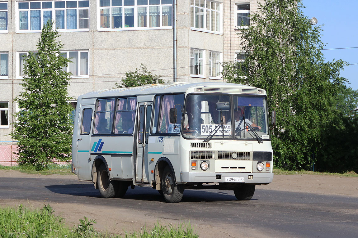 Вологодская область, ПАЗ-32053-07 № 178