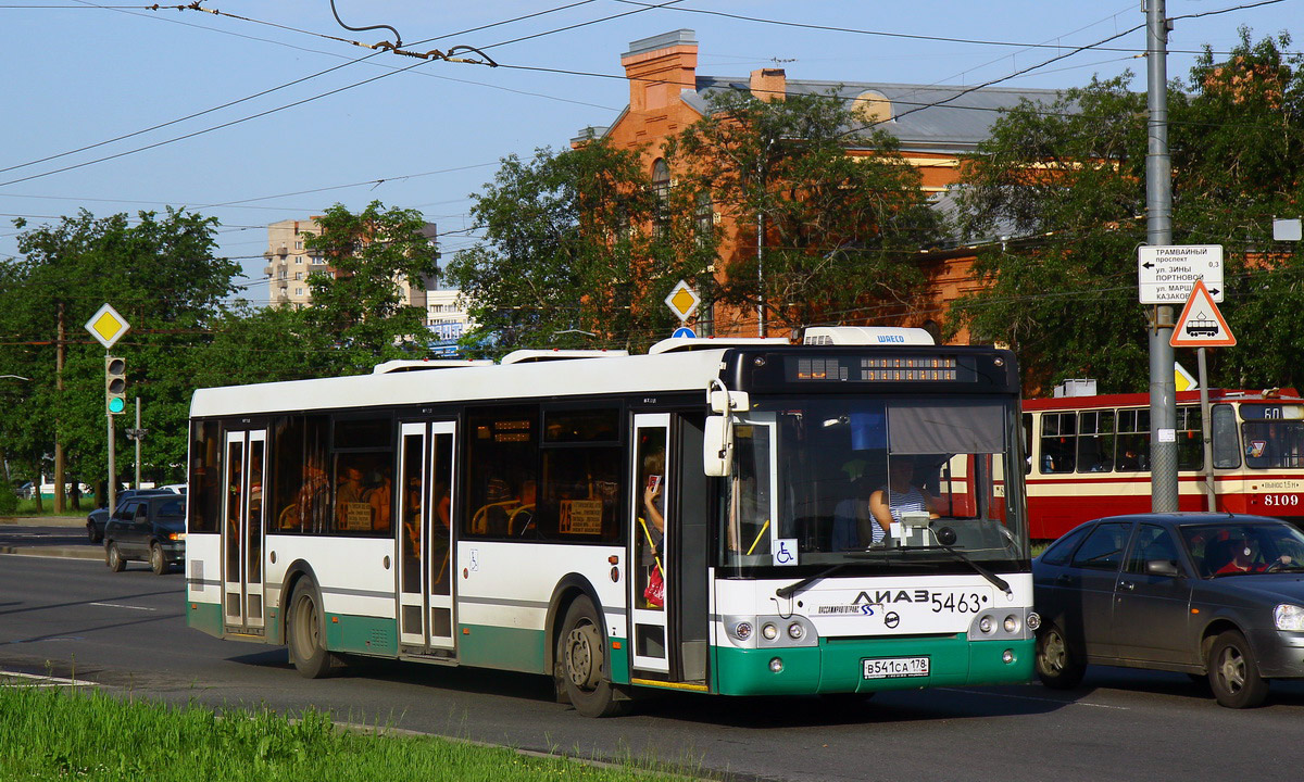 Санкт-Петербург, ЛиАЗ-5292.60 № 5463