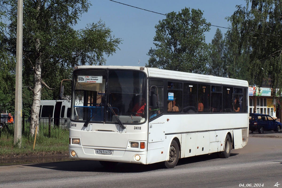 Санкт-Петербург, ЛиАЗ-5256.23-01 (ГолАЗ) № 3418