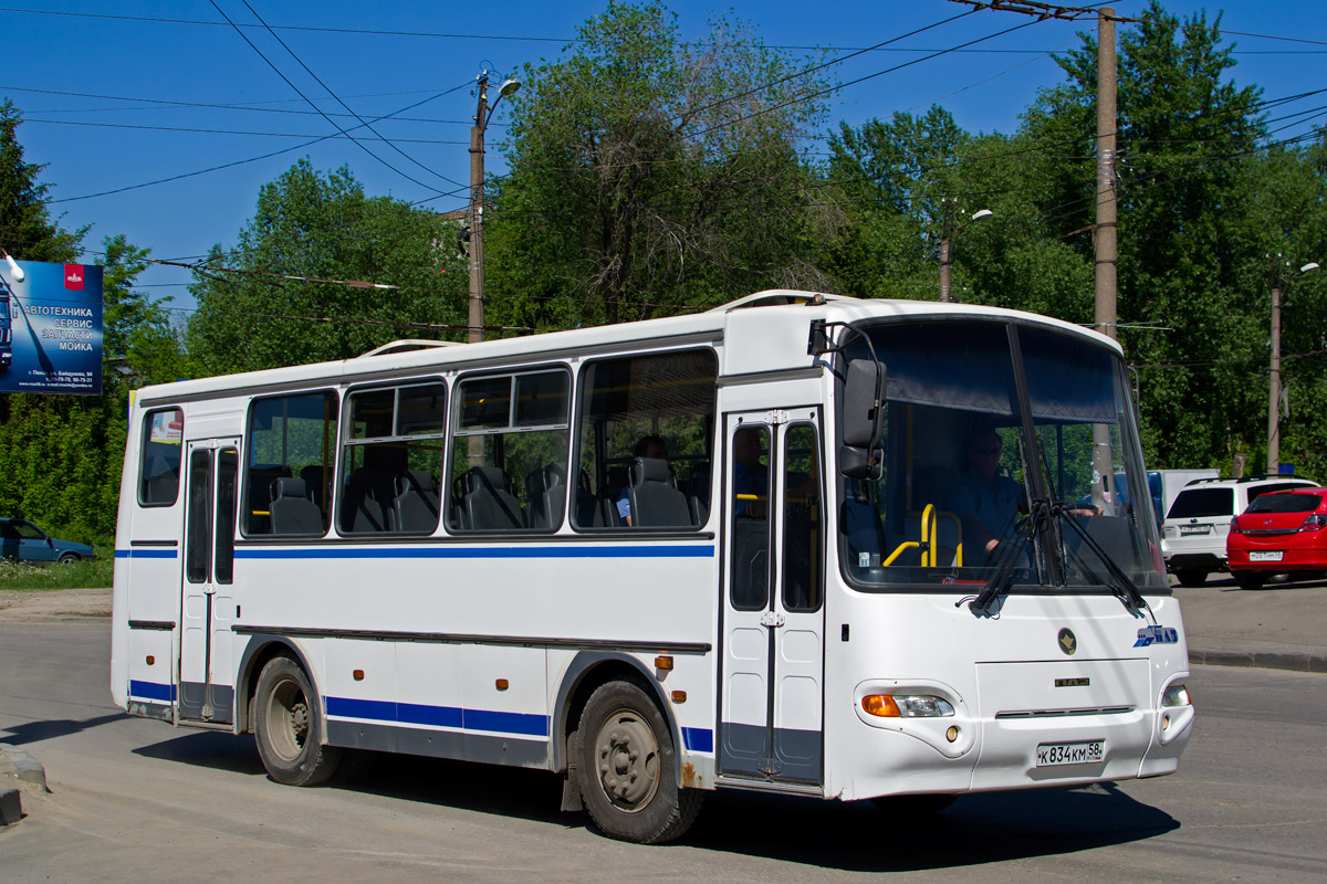 Пензенская область, ПАЗ-4230-01 (2-2) № К 834 КМ 58