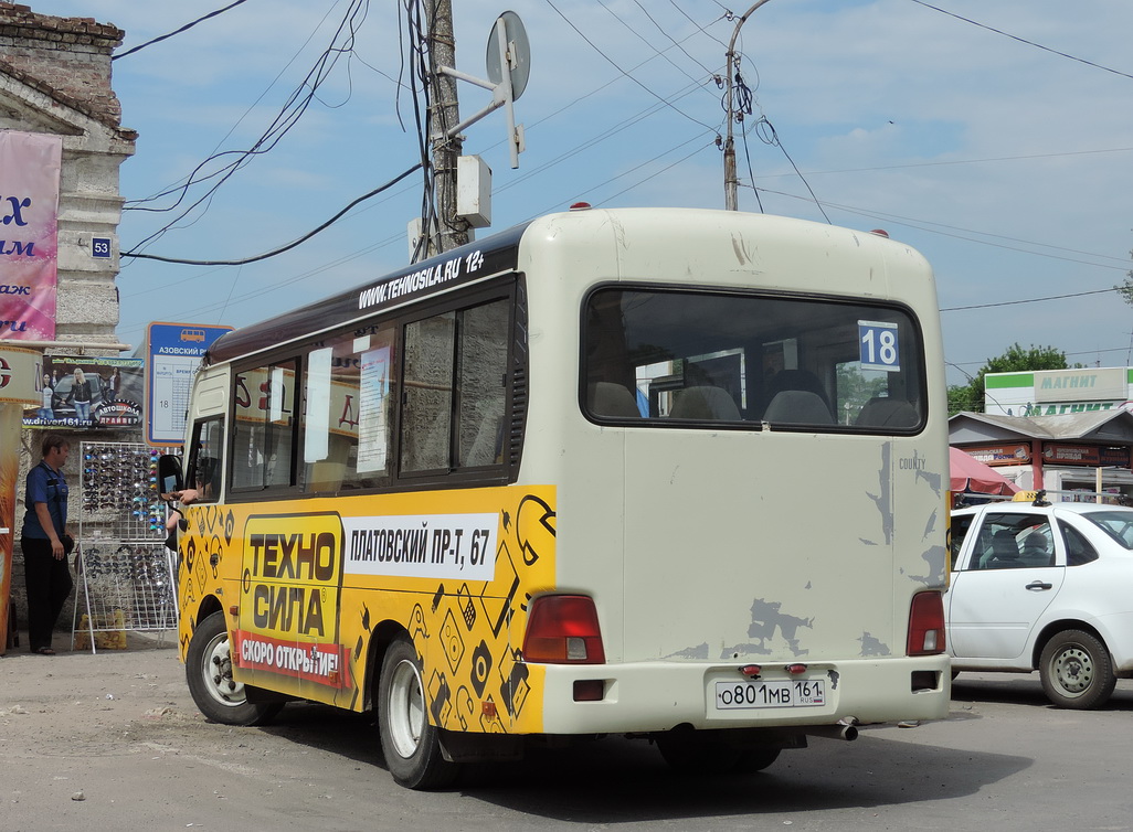 Ростовская область, Hyundai County SWB C08 (РЗГА) № О 801 МВ 161