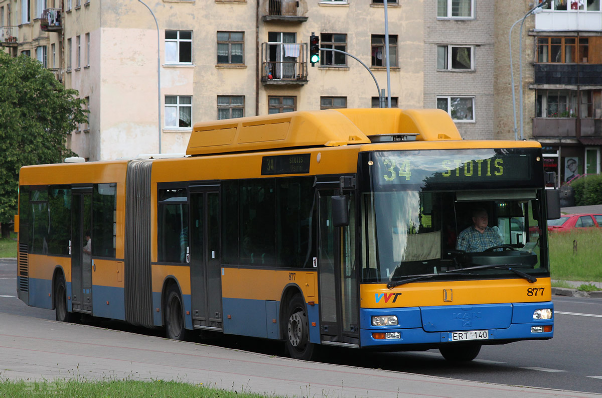 Литва, MAN A23 NG313 CNG № 877