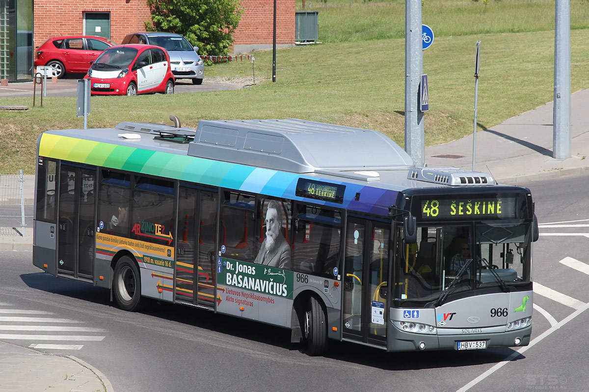 Λιθουανία, Solaris Urbino III 12 CNG # 966