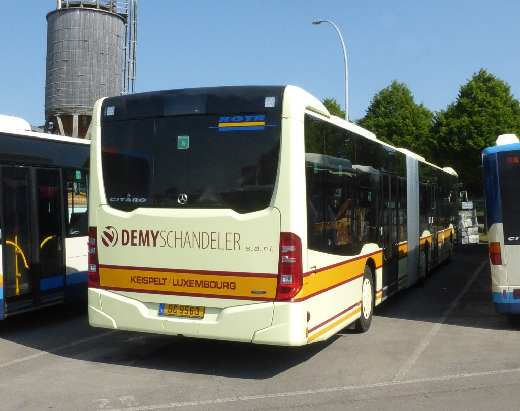 Люксембург, Mercedes-Benz Citaro C2 GÜ № DC 9563