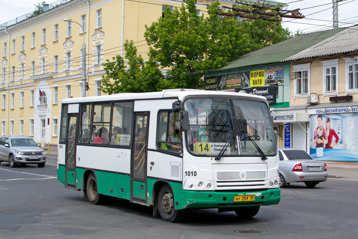 Пензенская область, ПАЗ-320402-03 № 1010