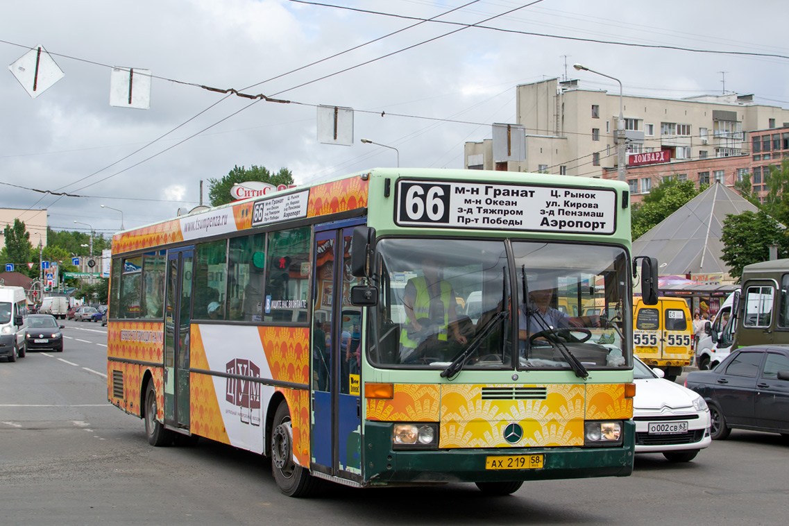 Penza region, Mercedes-Benz O405 Nr. АХ 219 58