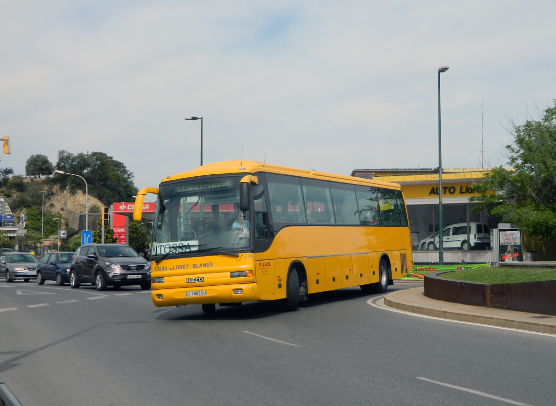 Spanien, Noge Touring Intercity Nr. 238