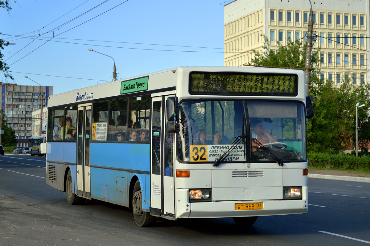 Владимирская область, Mercedes-Benz O405 № ВТ 968 33