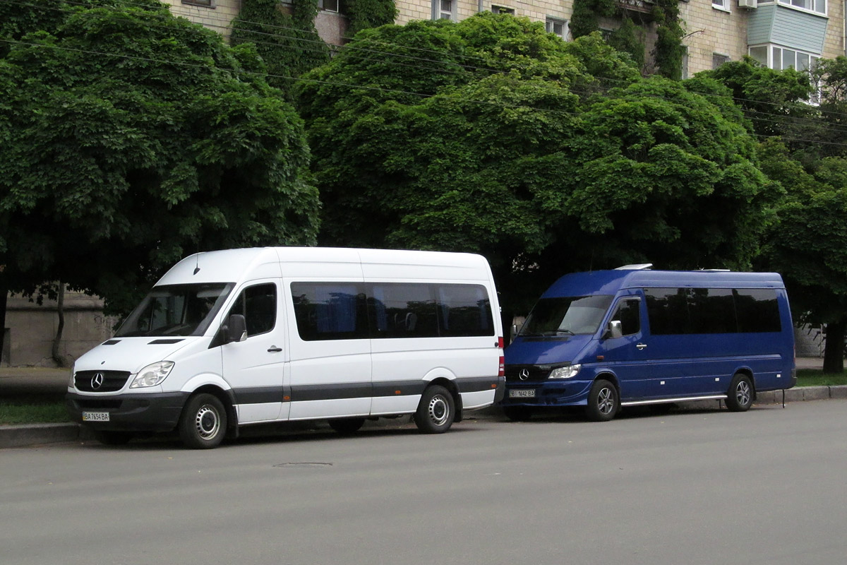 Кировоградская область, Mercedes-Benz Sprinter W906 311CDI № BA 7654 BA; Полтавская область, МТК А207.51 Saturn (MBS 313CDI) № BI 1642 BA