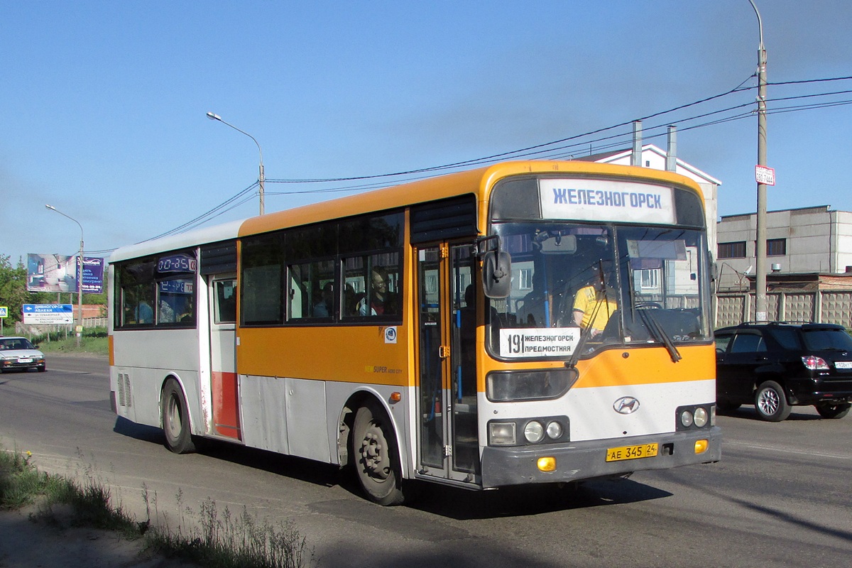 Красноярский край, Hyundai New Super AeroCity № АЕ 345 24