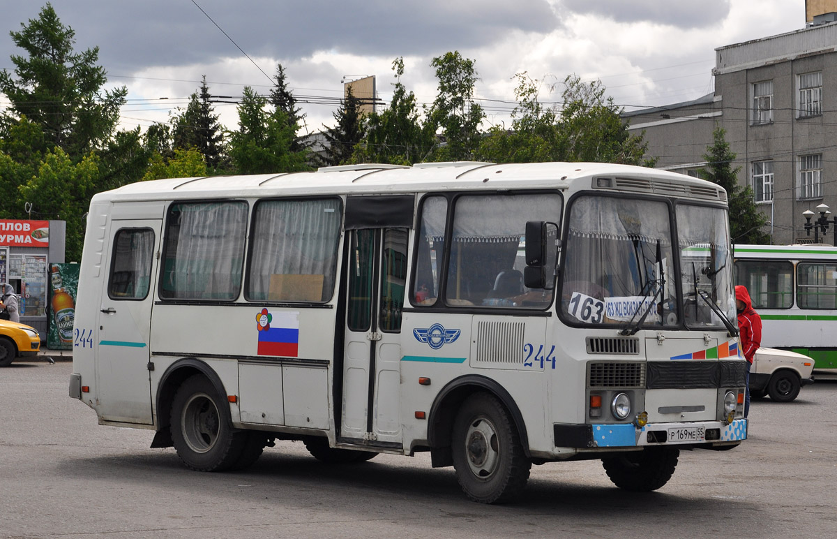 Омская область, ПАЗ-32053 № 244