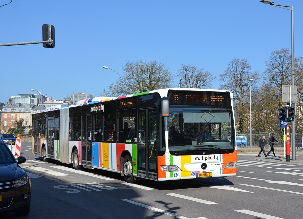 Люксембург, Mercedes-Benz O530G Citaro facelift G № 68