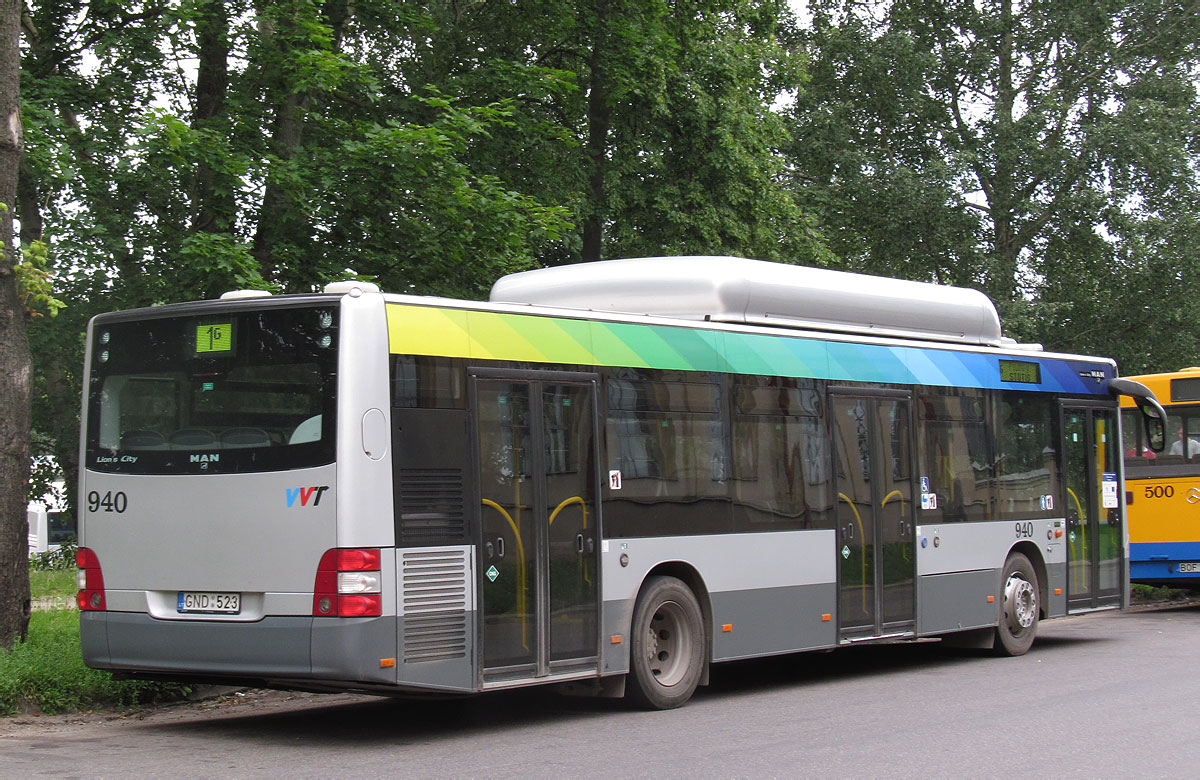 Литва, MAN A21 Lion's City NL273 CNG № 940