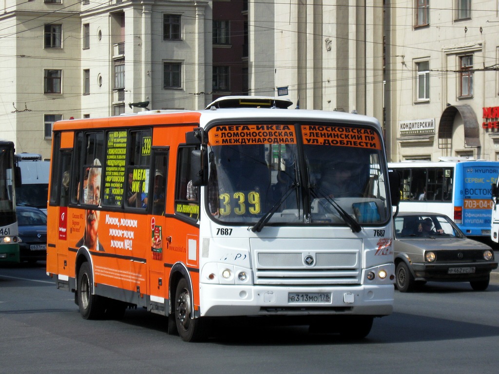 Szentpétervár, PAZ-320412-05 sz.: 7687