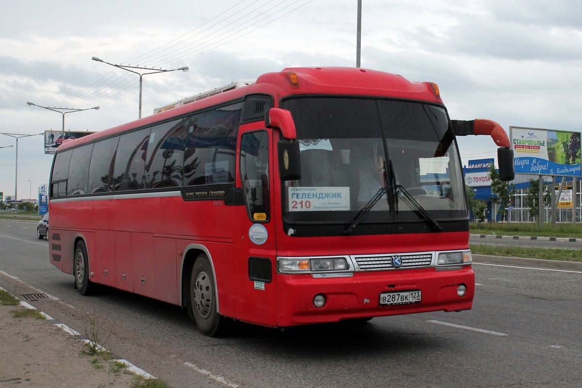 Краснодарский край, Kia Granbird Super Premium № В 287 ВК 123 — Фото —  Автобусный транспорт