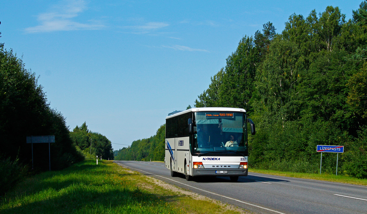 Латвия, Setra S315GT-HD № 222