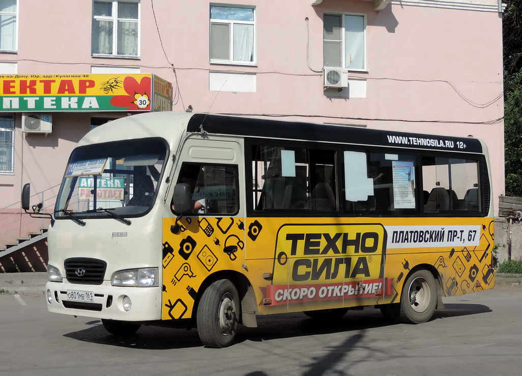 Ростовская область, Hyundai County SWB C08 (РЗГА) № О 801 МВ 161