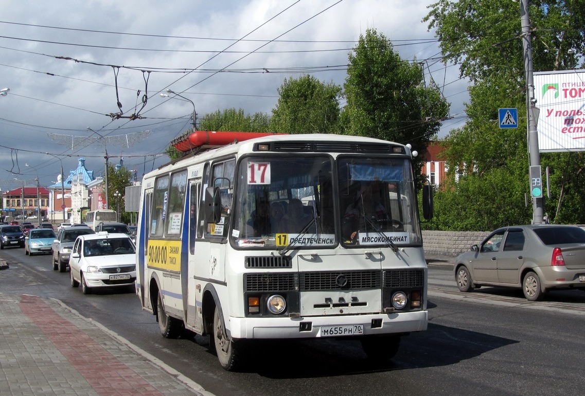 Томская область, ПАЗ-3205-110 № М 655 РН 70