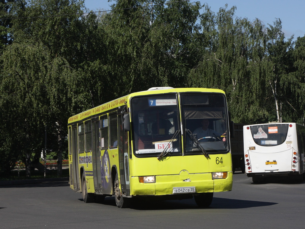 Вологодская область, Mercedes-Benz O345 № 64