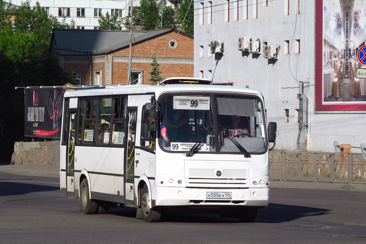 Красноярский край, ПАЗ-320412-05 № К 555 КН 124