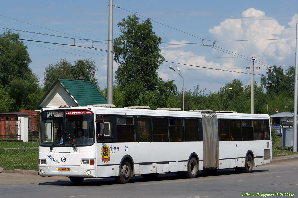 Кемеровская область - Кузбасс, ЛиАЗ-6212.00 № 211