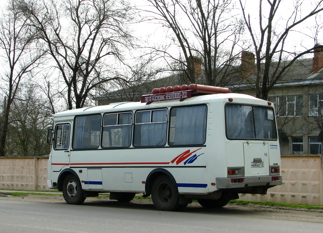 Краснодарский край, ПАЗ-32054 № М 680 ВЕ 123