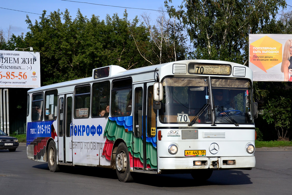 Пензенская область, Mercedes-Benz O305 № АТ 445 58