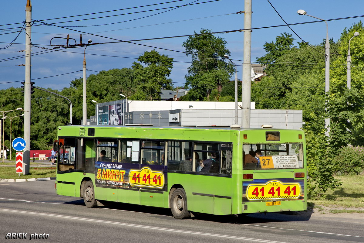 Уладзімірская вобласць, MAN A10 NL202 № ВО 587 33