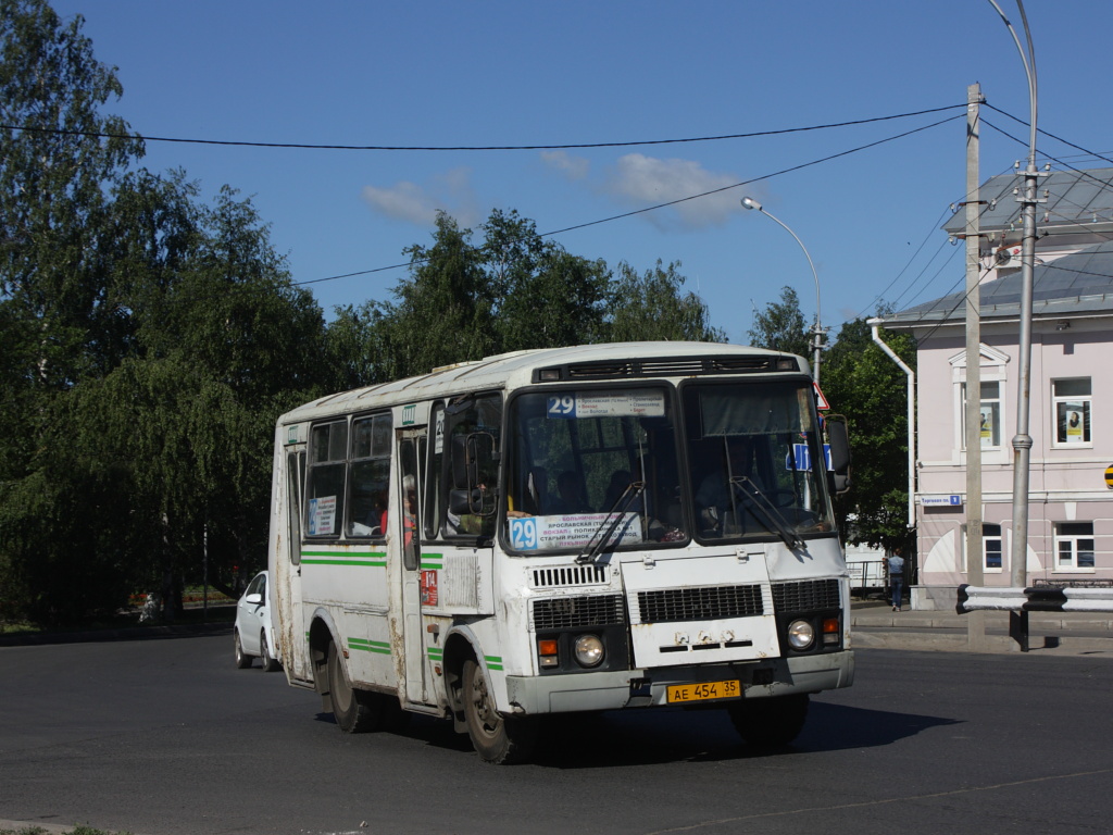 Vologda region, PAZ-32054 № АЕ 454 35