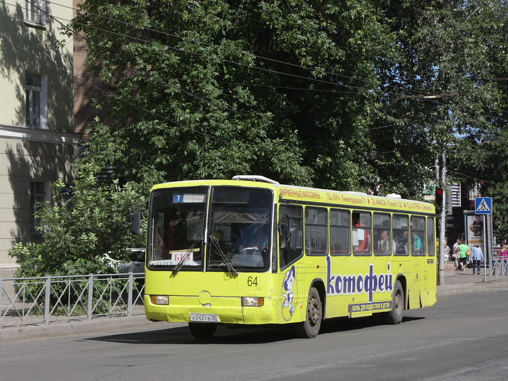 Вологодская область, Mercedes-Benz O345 № 64