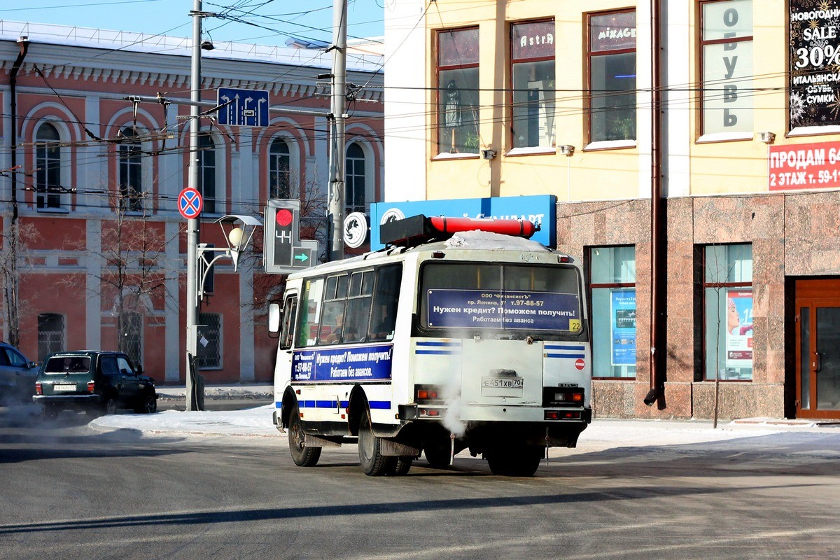 Томская область, ПАЗ-32054 № Е 451 ХВ 70