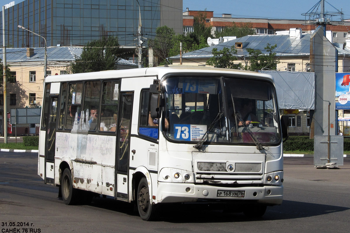 Ярославская область, ПАЗ-320412-03 № Р 168 УМ 76