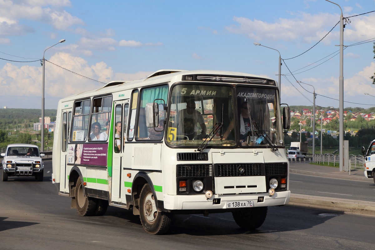 Томская область, ПАЗ-32054 № Е 138 ХА 70