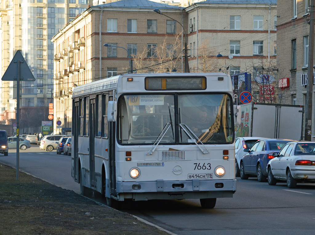 Санкт-Петербург, ЛиАЗ-5256.00 № 7663