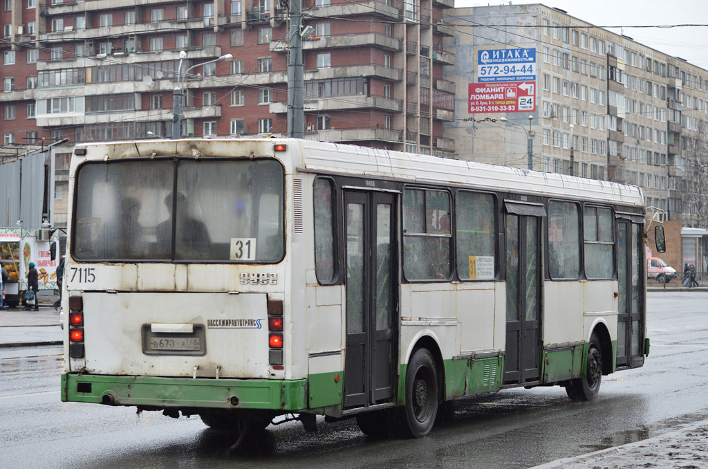 Санкт-Петербург, ЛиАЗ-5256.25 № 7115