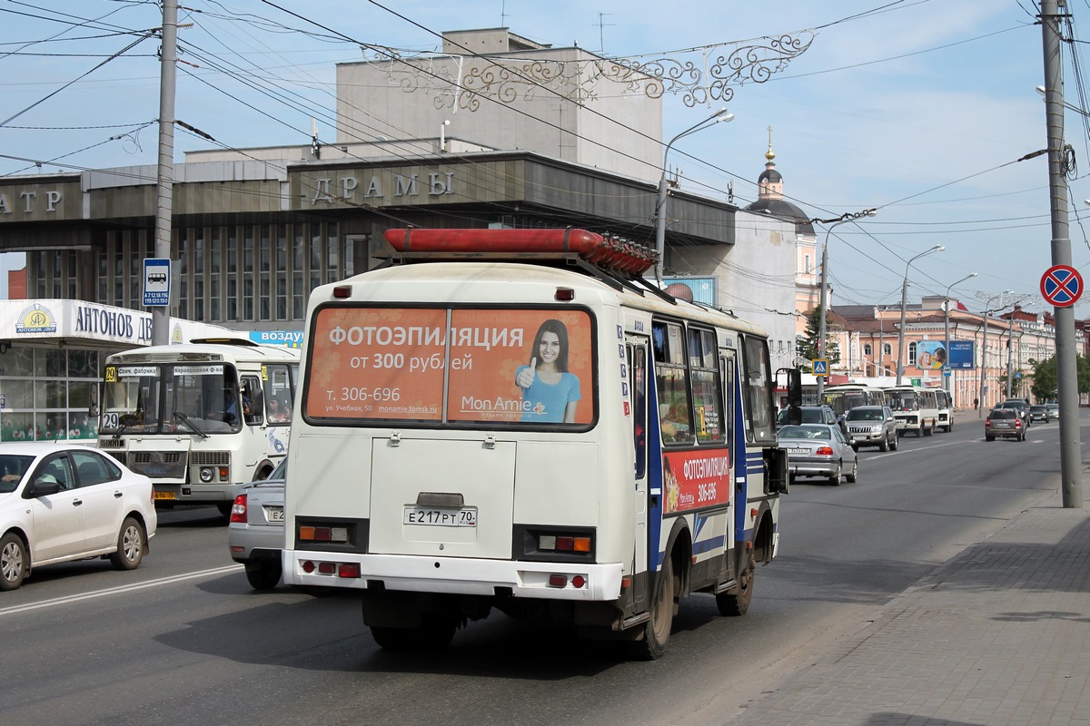 Томская область, ПАЗ-32054 № Е 217 РТ 70