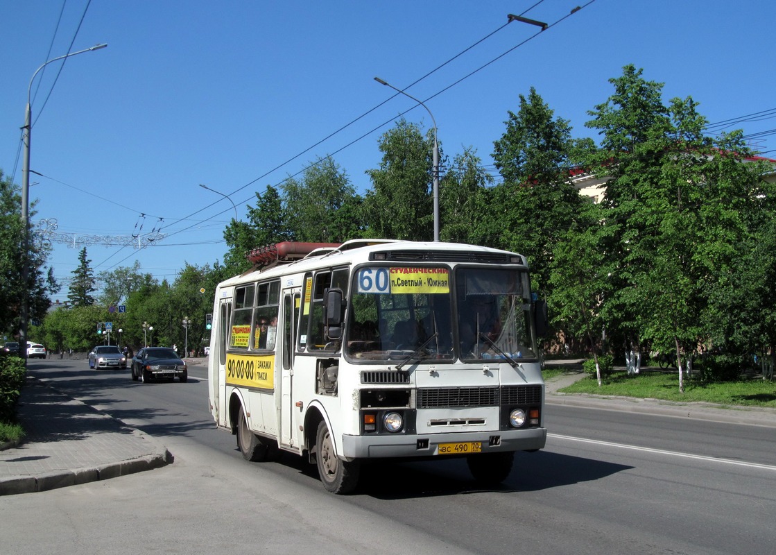 Tomsk region, PAZ-32054 # ВС 490 70