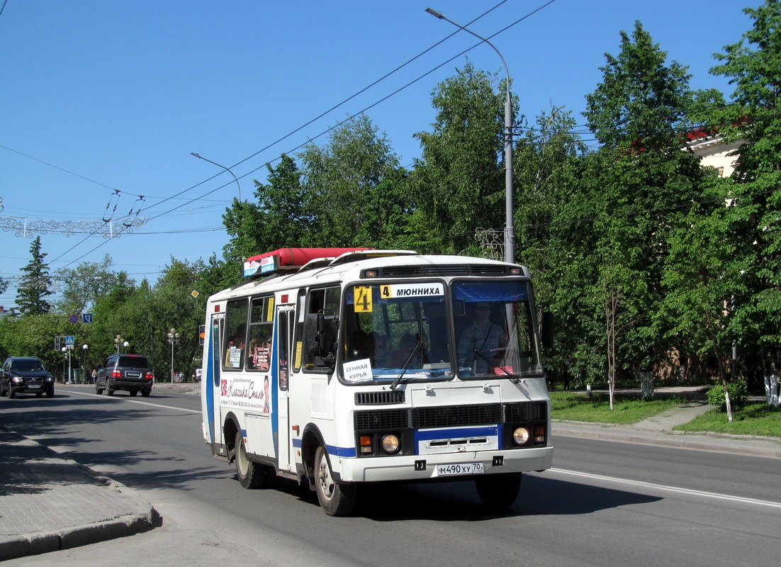 Томская область, ПАЗ-32054 № М 490 ХУ 70