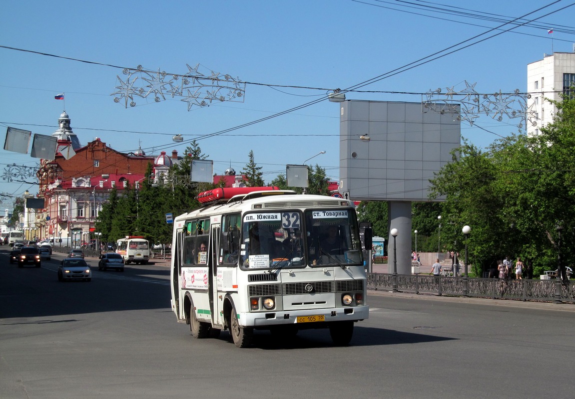 Томская область, ПАЗ-32054 № СС 105 70