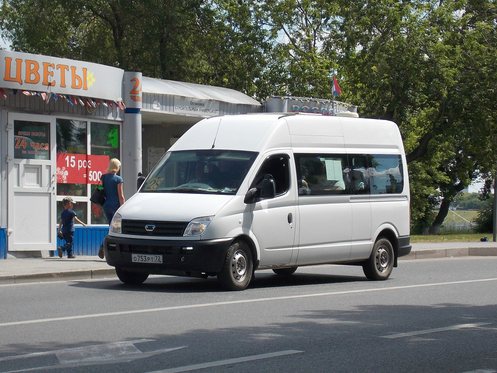 Тюменская область, LDV Maxus (ГАЗ) № О 753 РТ 72