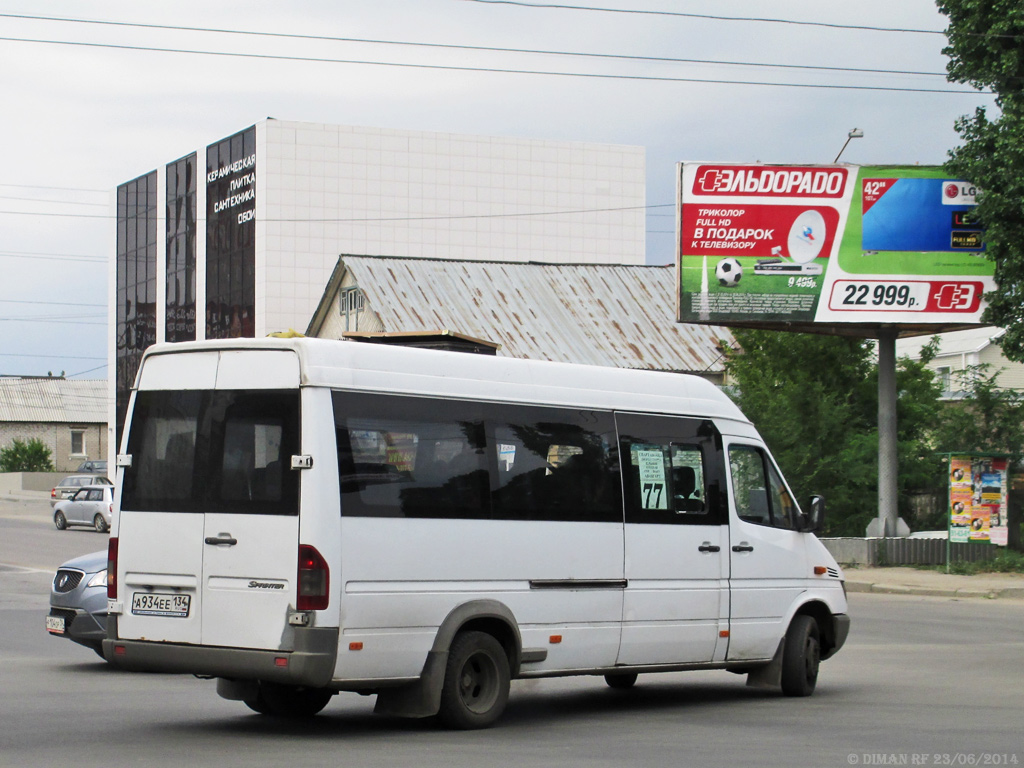 Волгоградская область, Самотлор-НН-323770 (MB Sprinter 411CDI) № А 934 ЕЕ 134