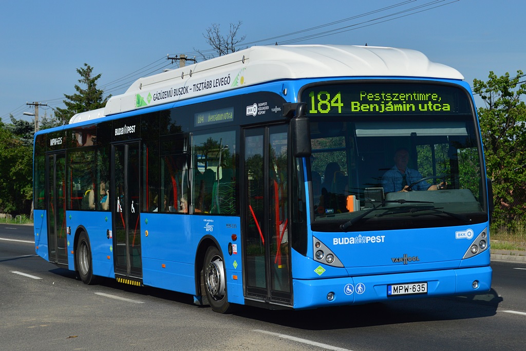 Венгрия, Van Hool New A330 CNG № MPW-635