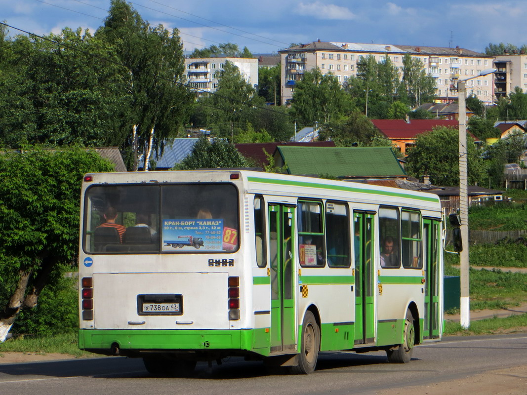 Кировская область, ЛиАЗ-5256.25 № Х 738 ОА 43