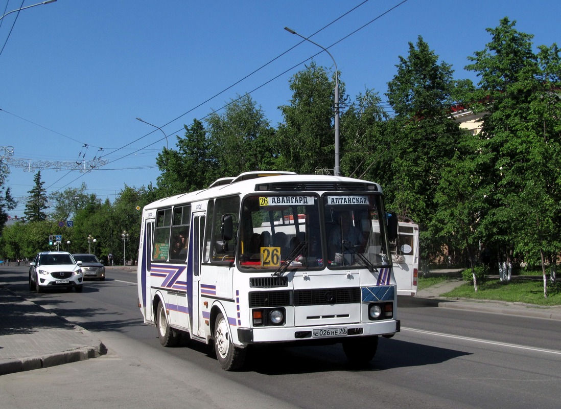 Томская область, ПАЗ-32054 № Е 026 НЕ 70